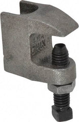 Empire - 3/4" Max Flange Thickness, 1/2" Rod Top Beam Clamp - 470 Lb Capacity, Ductile Iron - All Tool & Supply