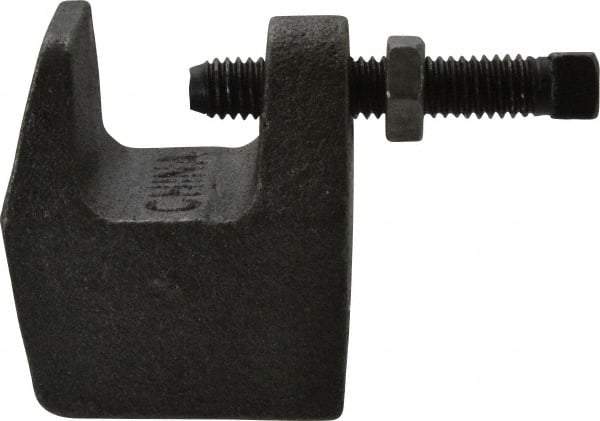 Empire - 3/4" Max Flange Thickness, 3/4" Rod Top Beam Clamp - 700 Lb Capacity, Ductile Iron - All Tool & Supply