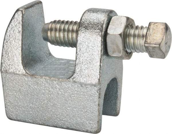 Empire - 3/4" Max Flange Thickness, 1/2" Rod Top Beam Clamp - 470 Lb Capacity, Ductile Iron - All Tool & Supply