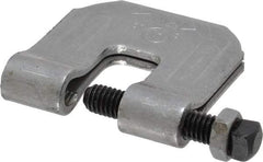 Empire - 3/4" Max Flange Thickness, 3/8" Rod C-Clamp with Locknut - 400 Lb Capacity, Carbon Steel - All Tool & Supply