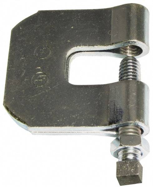 Empire - 3/4" Max Flange Thickness, 3/4" Rod C-Clamp with Locknut - 630 Lb Capacity, Carbon Steel - All Tool & Supply