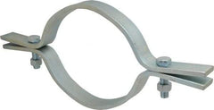 Empire - 8" Pipe, Electro Galvanized Riser Clamp - 2,500 Lb Capacity, Carbon Steel - All Tool & Supply