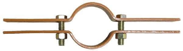 Empire - 1-1/4" Pipe, Copper Plated Riser Clamp - 250 Lb Capacity, Carbon Steel - All Tool & Supply