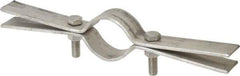 Empire - 1-1/2" Pipe, Riser Clamp - 250 Lb Capacity, Grade 304 Stainless Steel - All Tool & Supply