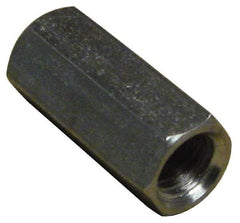 Empire - 1/2-13 Thread, 1-3/4" OAL Stainless Steel Standard Coupling Nut - Uncoated - All Tool & Supply