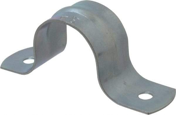 Empire - 3/4 Pipe, Carbon Steel, Galvanized Pipe, Conduit or Tube Strap - 2 Mounting Holes - All Tool & Supply