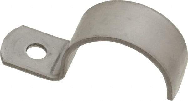 Empire - 1" Pipe, Grade 304 Stainless Steel," Pipe or Conduit Strap - 1 Mounting Hole - All Tool & Supply