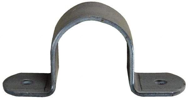 Empire - 2-1/2 Pipe, Carbon Steel, Pipe or Tube Strap - 4 Mounting Holes - All Tool & Supply