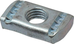 Empire - 1/2" Rod, Electro Galvanized Carbon Steel Strut Nut - Used for Attaching Hanger Rod or Other Accessories to Strut - All Tool & Supply