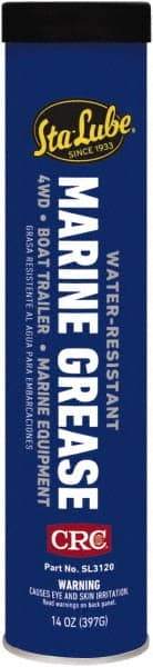 CRC - 14 oz Cartridge Aluminum Complex Gel Paste Grease - Blue, Nonflammable, 325°F Max Temp, NLGIG 2, - All Tool & Supply