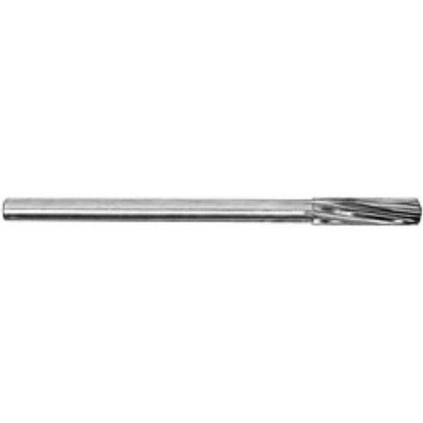 Chucking Reamer: 1″ Dia, 10-1/2″ OAL, 2-3/4″ Flute Length, Straight Shank, High Speed Steel 10 Flute, RH