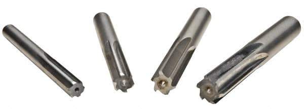 Value Collection - 5/16" to 1/2", Chucking Reamer Set - Straight Flute, Right Hand Cut, 4 Pieces - All Tool & Supply