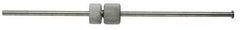 Made in USA - Satin Chrome, Micrometer Groove Checker - 6 Inch Overall Length, 1/8 Inch Rod Diameter, For Use with Starrett 440 Groove Depth Gages - All Tool & Supply