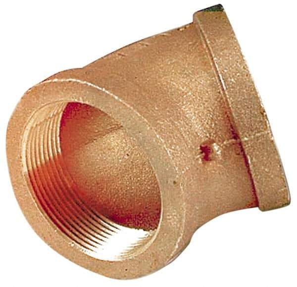 Merit Brass - Class 125, 1-1/2" Internal Pipe, Lead Free Brass 45° Elbow - FNPT x FNPT - All Tool & Supply