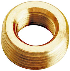 Merit Brass - Class 125, 3/8 x 1/4" Internal Pipe, Lead Free Brass Face Bushing - MNPT x FNPT - All Tool & Supply