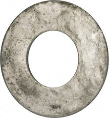 Value Collection - 1-3/4" Screw, Grade 2 Steel USS Flat Washer - 1.865" ID x 4.045" OD, 0.213" Thick, Galvanized Finish - All Tool & Supply