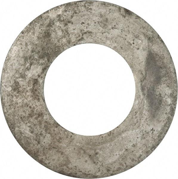 Value Collection - 2-1/4" Screw, Grade 2 Steel USS Flat Washer - 2.365" ID x 4.795" OD, 0.248" Thick, Galvanized Finish - All Tool & Supply