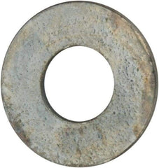 Value Collection - #3 Screw, Grade 2 Steel SAE Flat Washer - 7/64" ID x 1/4" OD, 0.035" Thick, Zinc-Plated Finish - All Tool & Supply