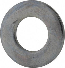 Value Collection - 7/16" Screw, Grade 2 Steel SAE Flat Washer - 15/32" ID x 59/64" OD, 0.08" Thick, Zinc-Plated Finish - All Tool & Supply