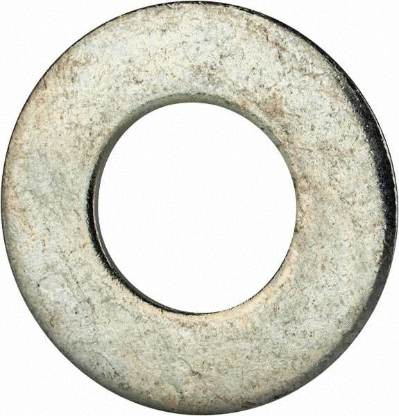 Value Collection - 5/8" Screw, Grade 2 Steel SAE Flat Washer - 21/32" ID x 1-5/16" OD, 0.121" Thick, Zinc-Plated Finish - All Tool & Supply