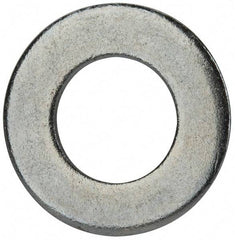 Value Collection - 7/8" Screw, Grade 2 Steel SAE Flat Washer - 15/16" ID x 1-3/4" OD, 0.16" Thick, Zinc-Plated Finish - All Tool & Supply