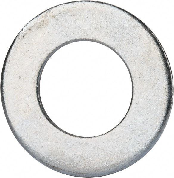 Value Collection - 1-1/2" Screw, Grade 2 Steel SAE Flat Washer - 1-9/16" ID x 3" OD, 0.16" Thick, Zinc-Plated Finish - All Tool & Supply