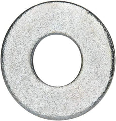 Value Collection - 9/16" Screw, Grade 2 Steel USS Flat Washer - 0.62" ID x 1.499" OD, 0.132" Thick, Zinc-Plated Finish - All Tool & Supply