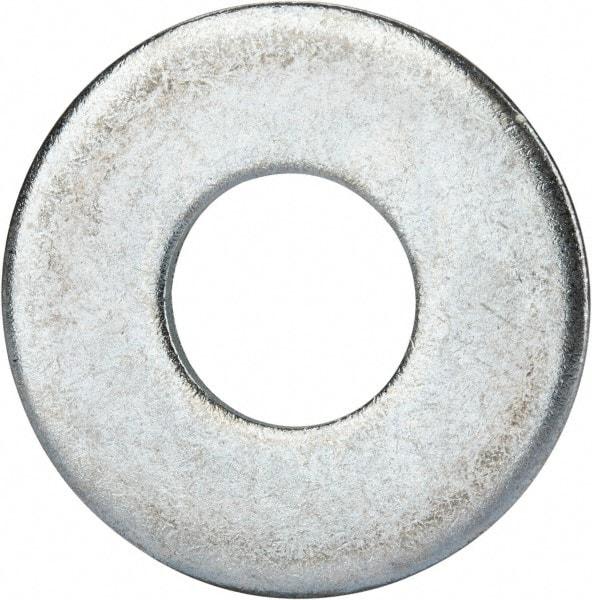 Value Collection - 7/8" Screw, Grade 2 Steel USS Flat Washer - 0.931" ID x 2.28" OD, 0.192" Thick, Zinc-Plated Finish - All Tool & Supply