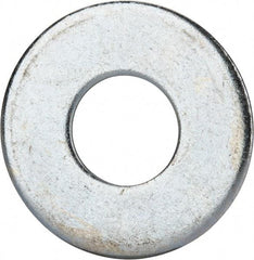 Value Collection - 1" Screw, Grade 2 Steel USS Flat Washer - 1.055" ID x 2.53" OD, 0.192" Thick, Zinc-Plated Finish - All Tool & Supply