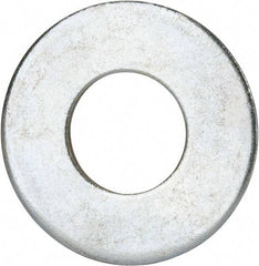 Value Collection - 1-1/4" Screw, Grade 2 Steel USS Flat Washer - 1.368" ID x 3.03" OD, 0.192" Thick, Zinc-Plated Finish - All Tool & Supply