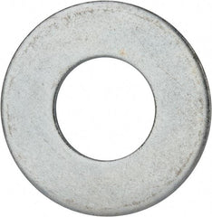 Value Collection - 1-3/4" Screw, Grade 2 Steel USS Flat Washer - 1.865" ID x 4.045" OD, 0.213" Thick, Zinc-Plated Finish - All Tool & Supply