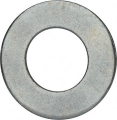 Value Collection - 2-1/2" Screw, Grade 2 Steel USS Flat Washer - 2.615" ID x 5.045" OD, 0.28" Thick, Zinc-Plated Finish - All Tool & Supply