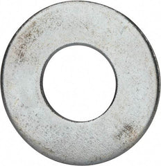 Value Collection - 1-1/2" Screw, Grade 2 Steel USS Flat Washer - 1.615" ID x 3.545" OD, 0.213" Thick, Zinc-Plated Finish - All Tool & Supply