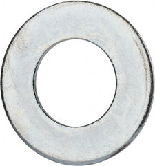 Value Collection - 2-1/2" Screw, Grade 2 Steel USS Flat Washer - 2.615" ID x 5.045" OD, 0.28" Thick, Zinc-Plated Finish - All Tool & Supply