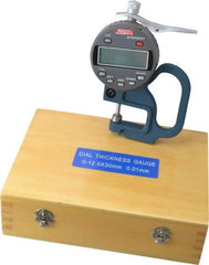 SPI - 0 to 0.5 Inch Measurement, 0.0005 Inch Resolution Electronic Thickness Gage - All Tool & Supply