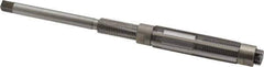 Made in USA - Size A, Straight Shank Hand Adjustable Reamer - 5-1/2" OAL, Right Hand Cut, High Speed Steel, Bright Finish - All Tool & Supply