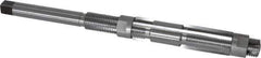 Made in USA - Size C, Straight Shank Hand Adjustable Reamer - 6-1/2" OAL, Right Hand Cut, High Speed Steel, Bright Finish - All Tool & Supply