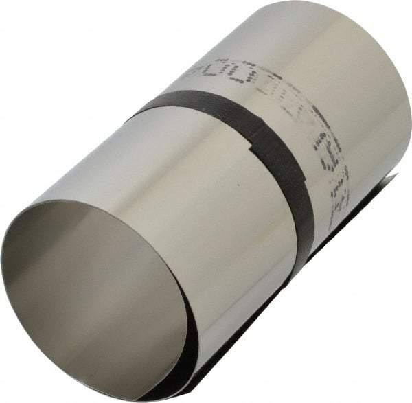 Made in USA - 1 Piece, 50 Inch Long x 6 Inch Wide x 0.004 Inch Thick, Roll Shim Stock - Stainless Steel - All Tool & Supply