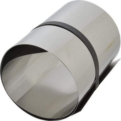 Made in USA - 1 Piece, 50 Inch Long x 6 Inch Wide x 0.01 Inch Thick, Roll Shim Stock - Stainless Steel - All Tool & Supply