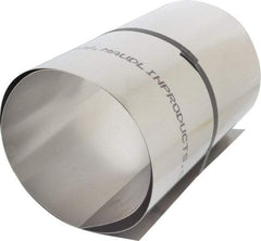 Made in USA - 1 Piece, 100 Inch Long x 12 Inch Wide x 0.02 Inch Thick, Roll Shim Stock - Stainless Steel - All Tool & Supply