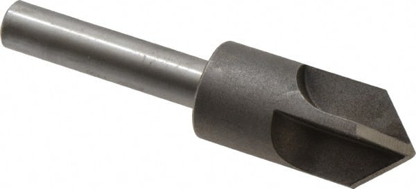 Keo - 1" Head Diam, 1/2" Shank Diam, 4 Flute 90° High Speed Steel Countersink - All Tool & Supply