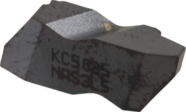 Kennametal - NAS3 Grade KC5025, Internal/External Stub Acme Threading Insert - 5 TPI Int Pitch, Left Hand Insert, TiAlN Finish, Carbide - All Tool & Supply