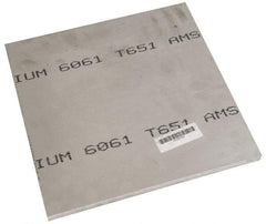 Value Collection - 1/2 Inch Thick x 12 Inch Wide x 12 Inch Long, Aluminum Plate - Alloy 6061 - All Tool & Supply