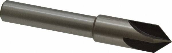 Interstate - 5/8" Head Diam, 1/2" Shank Diam, 4 Flute 82° High Speed Steel Countersink - All Tool & Supply