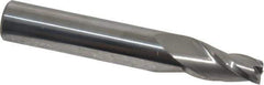 Accupro - 7° Taper Angle per Side, 1/4" Small End Diam, 3/4" LOC, Solid Carbide 3 Flute Tapered Square End Mill - 2-3/4" OAL, 7/16" Shank Diam, Spiral Flute - All Tool & Supply