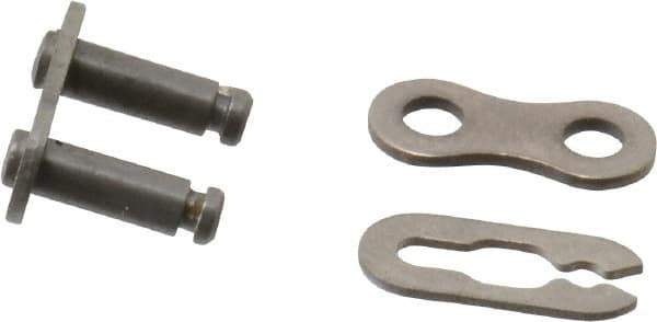 Browning - 1/4" Pitch, ANSI 25, Roller Chain Connecting Link - For Use with Single Strand Chain - All Tool & Supply