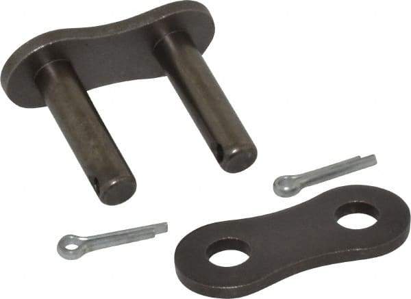 Browning - 1" Pitch, ANSI 80, Cottered Roller Chain Connecting Link - For Use with Single Strand Chain - All Tool & Supply