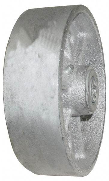 Value Collection - 4 Inch Diameter x 1-1/2 Inch Wide, Cast Iron Caster Wheel - 600 Lb. Capacity, 1-5/8 Inch Hub Length, 1/2 Inch Axle Diameter, Roller Bearing - All Tool & Supply