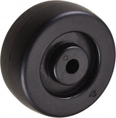 Value Collection - 2-1/2 Inch Diameter x 1-1/8 Inch Wide, Polyolefin Caster Wheel - 175 Lb. Capacity, 1-1/8 Inch Hub Length, 5/16 Inch Axle Diameter, Plain Bearing - All Tool & Supply