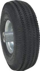 Value Collection - 10 Inch Diameter x 2-1/2 Inch Wide, Rubber on Cast Iron Caster Wheel - 800 Lb. Capacity, 1 Inch Axle Diameter, Roller Bearing - All Tool & Supply